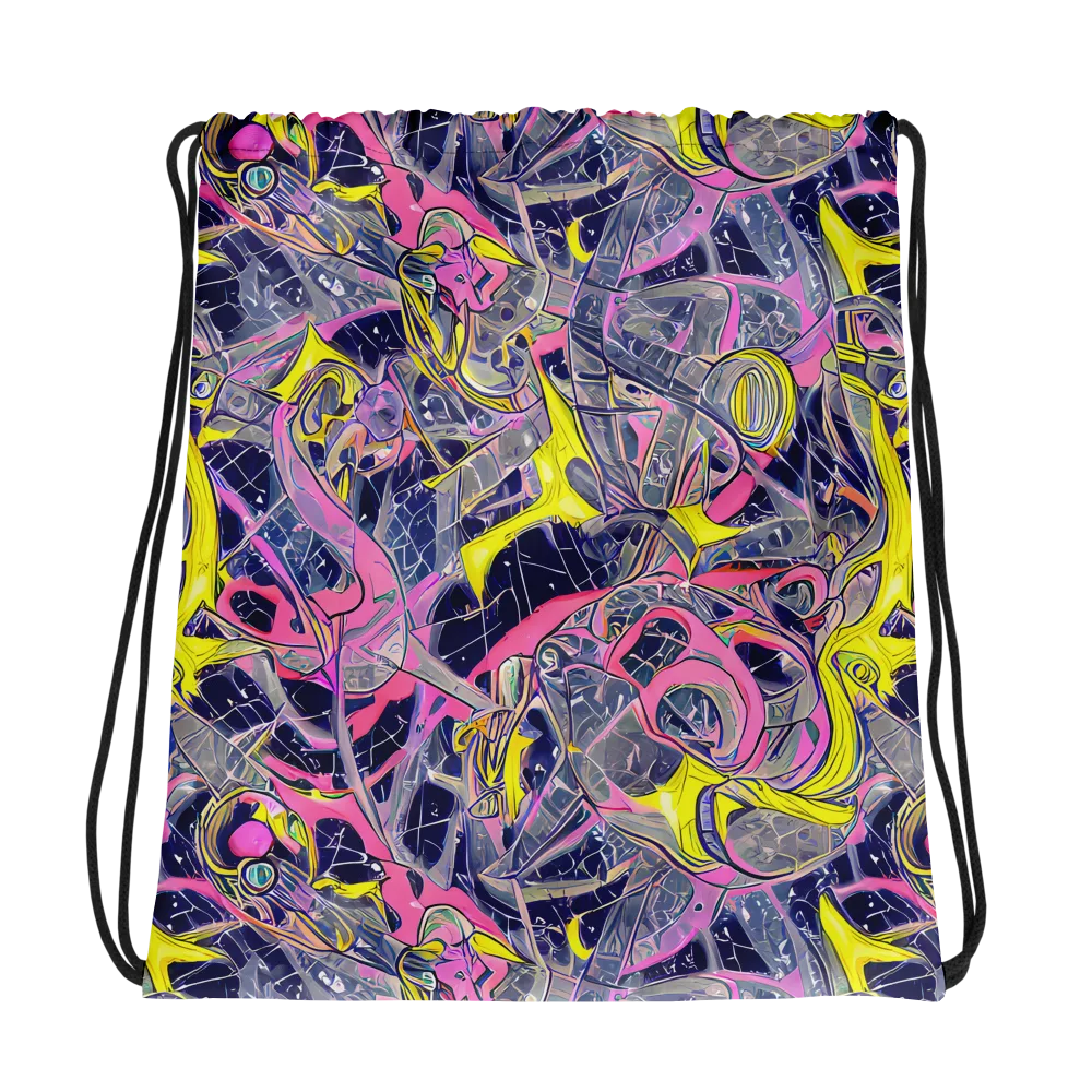 Synthetic Garden on Drawstring Bag — Photo