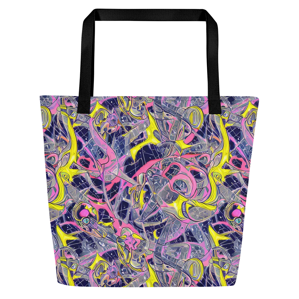 Synthetic Garden on Large Tote Bag W/ Pocket — Front