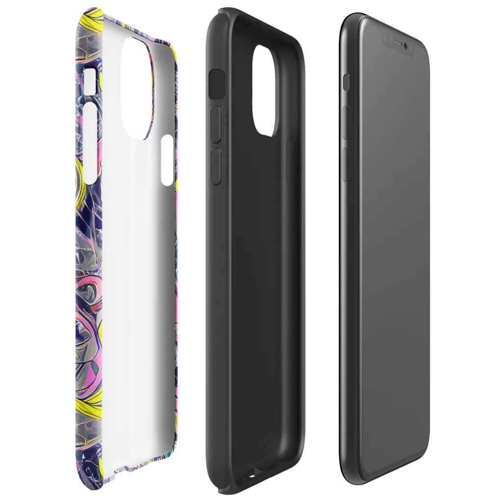 Synthetic Garden on Tough Case for iPhone® — Right