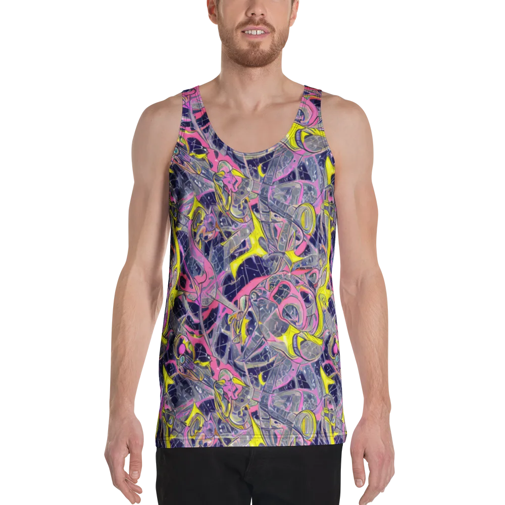 Synthetic Garden on Men's Tank Top — Front