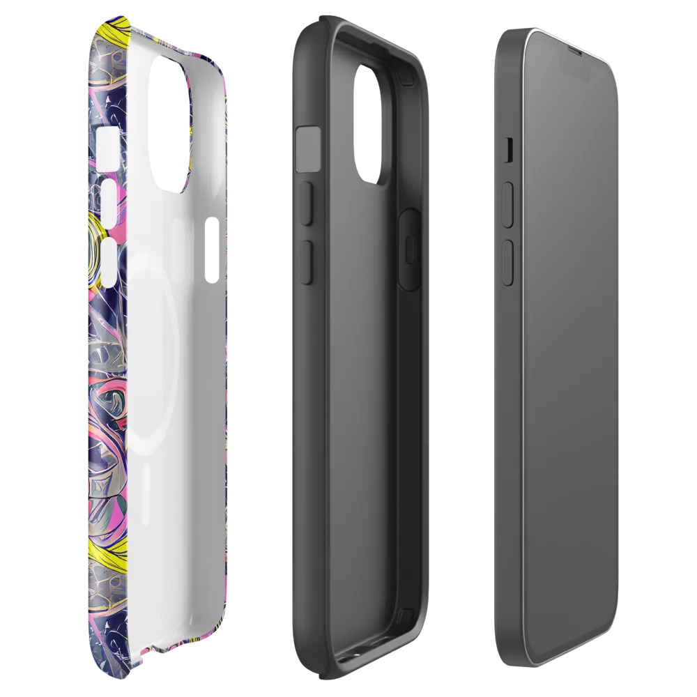 Synthetic Garden on MagSafe Tough Case for iPhone® — Front