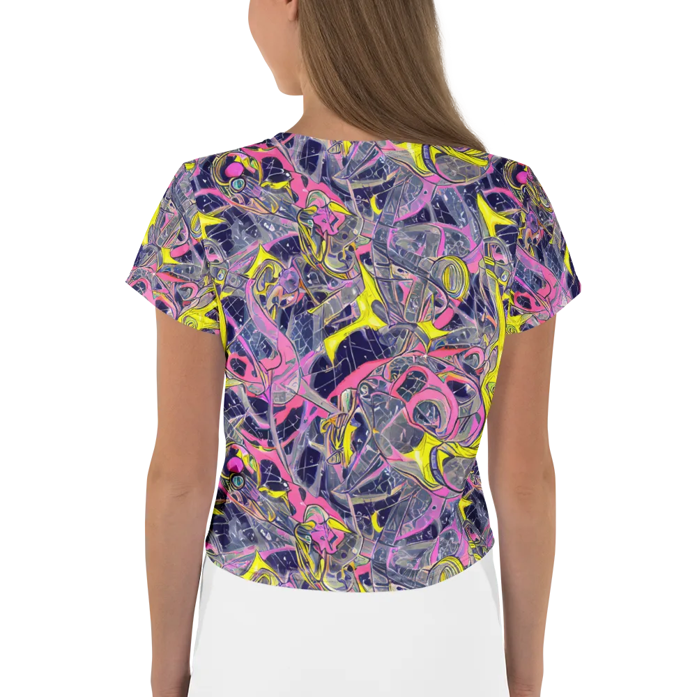 Synthetic Garden on Crop Tee — Back