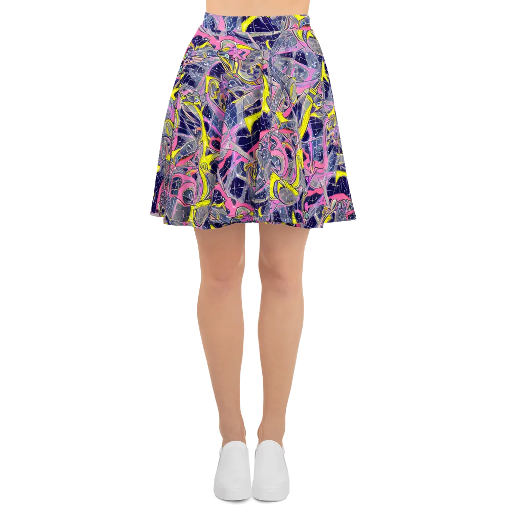 Synthetic Garden on Skater Skirt — Front
