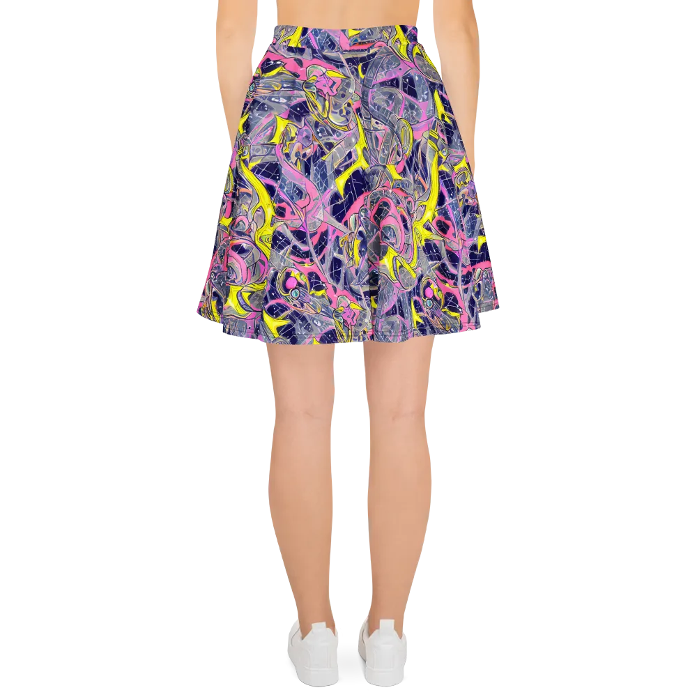 Synthetic Garden on Skater Skirt — Back