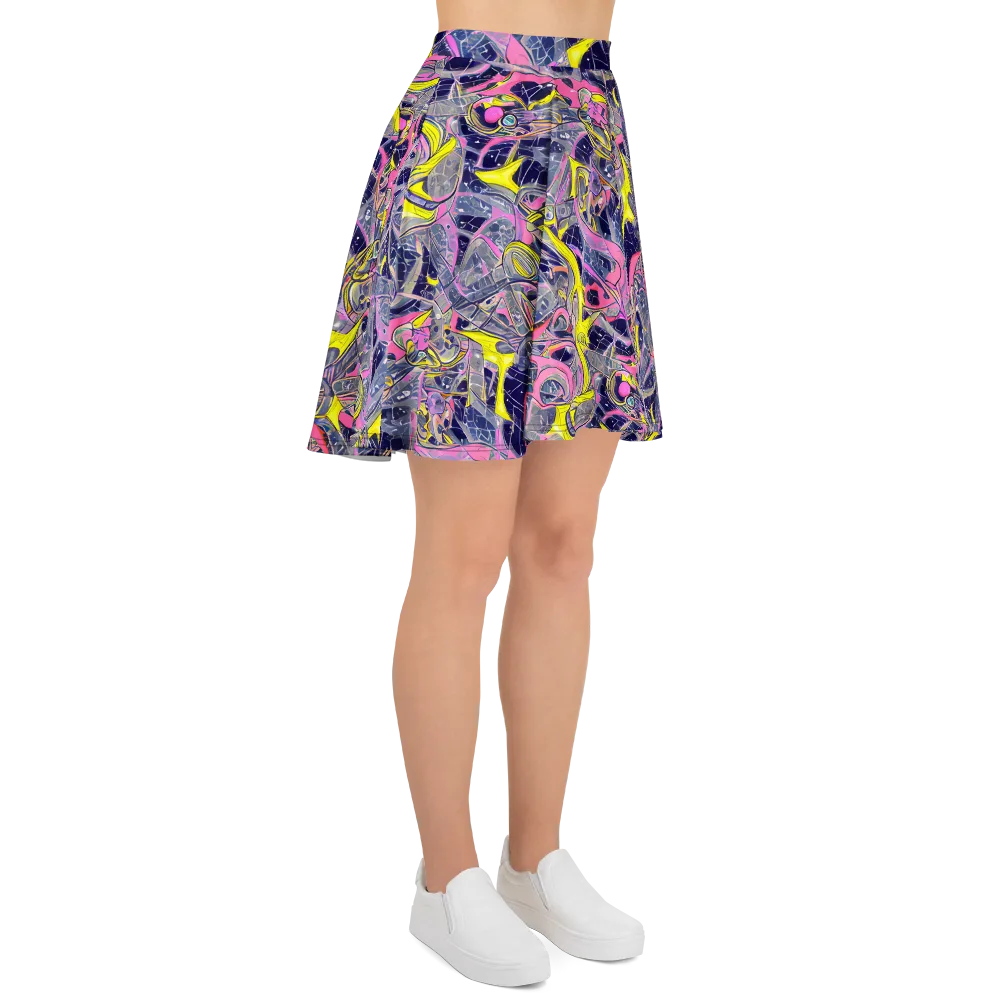 Synthetic Garden on Skater Skirt — Right