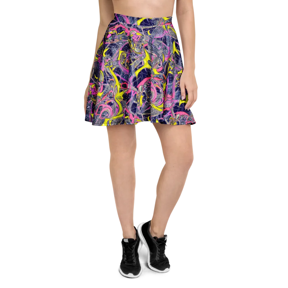 Synthetic Garden on Skater Skirt — Front