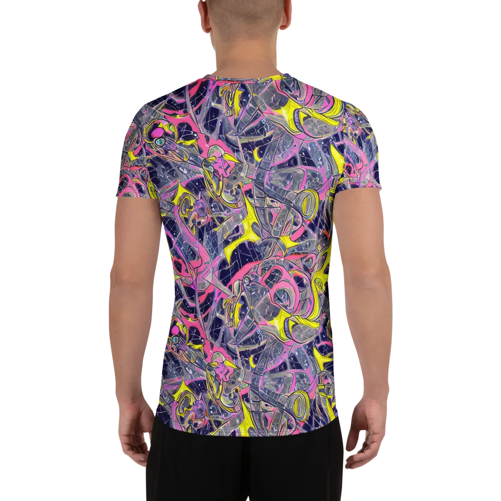 Synthetic Garden on Men's Athletic T-Shirt — Back
