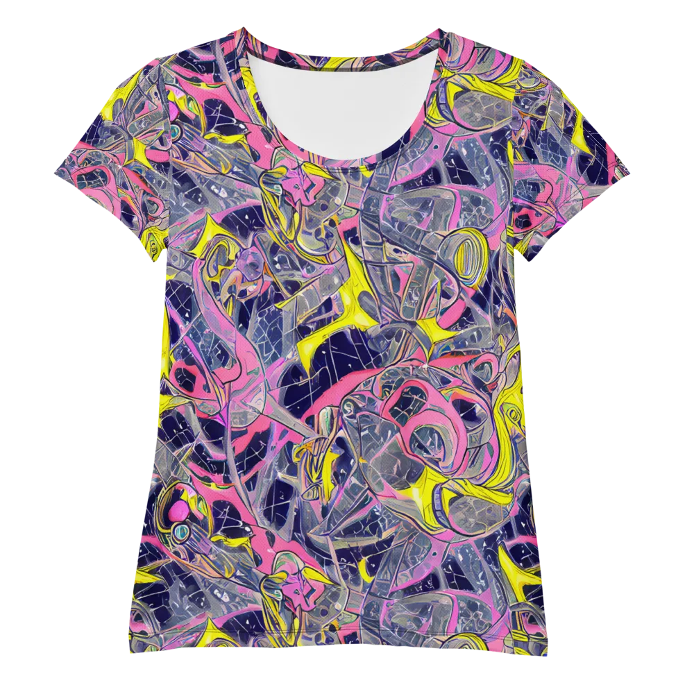 Synthetic Garden on Women's Athletic T-Shirt — Front