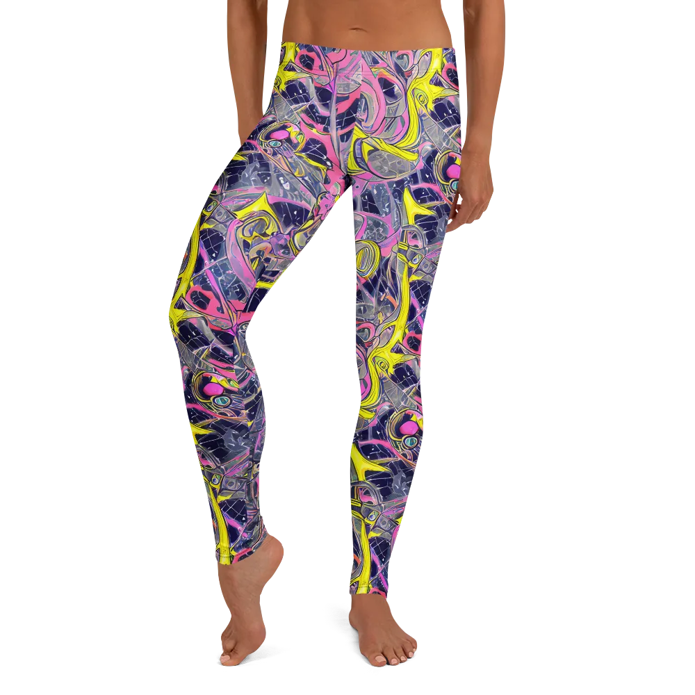 Synthetic Garden on Leggings — Front