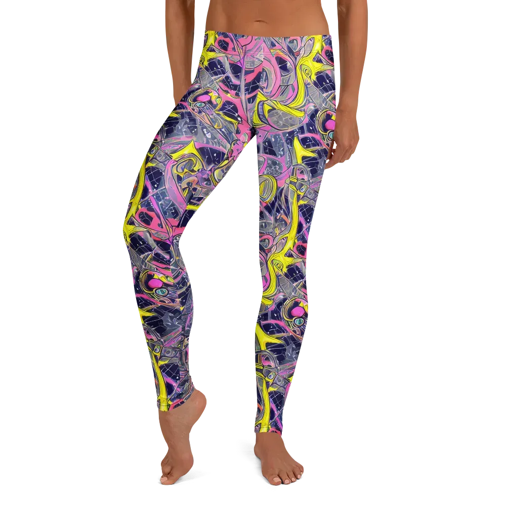 Synthetic Garden on Leggings — Front