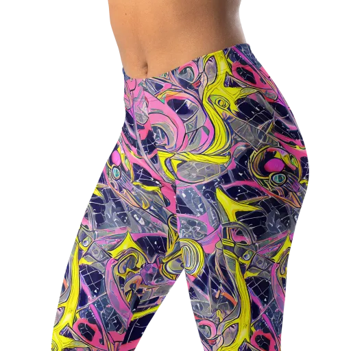 Synthetic Garden on a Leggings