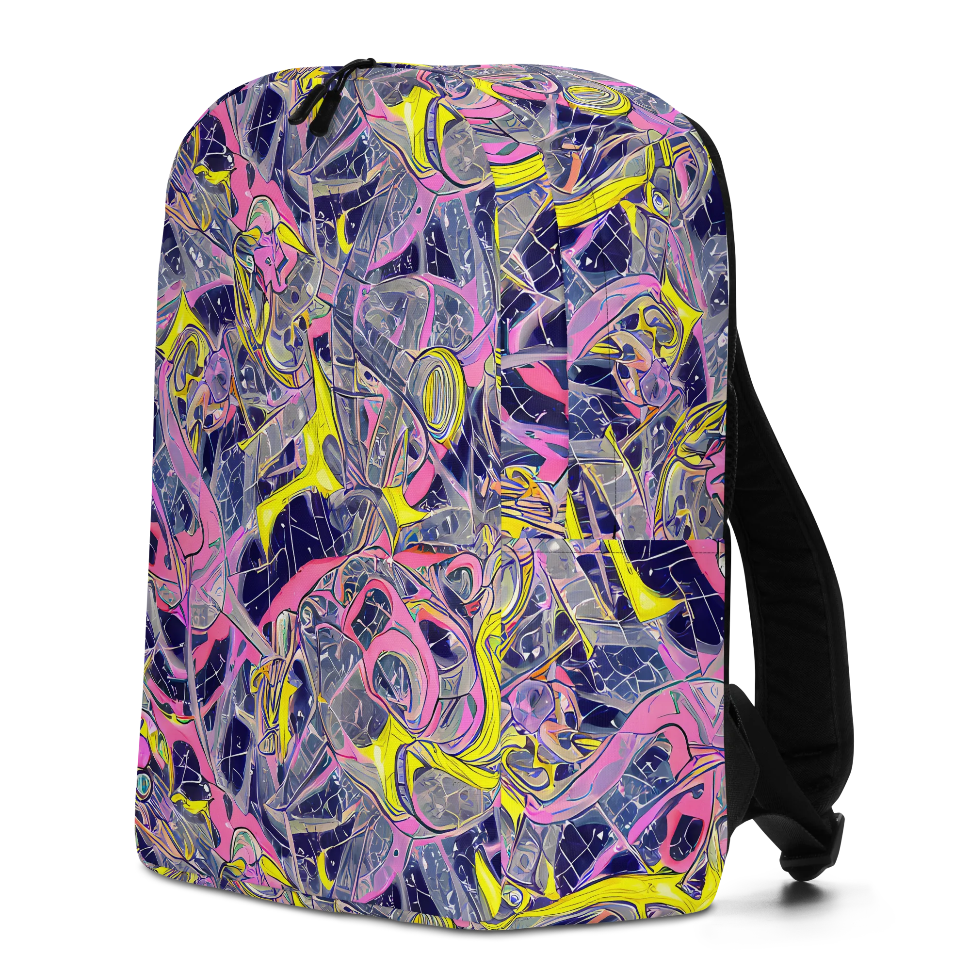 Synthetic Garden on Minimalist Backpack — Left