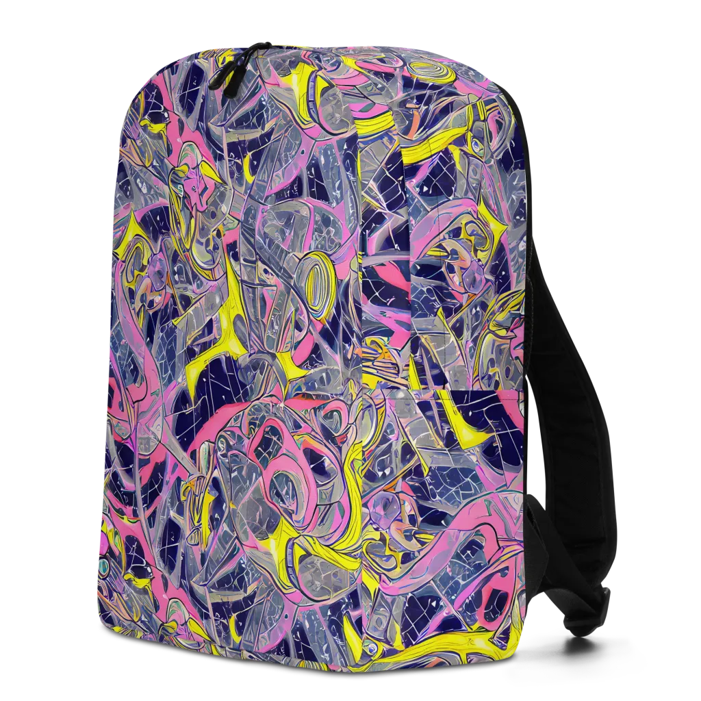 Synthetic Garden on Minimalist Backpack — Left