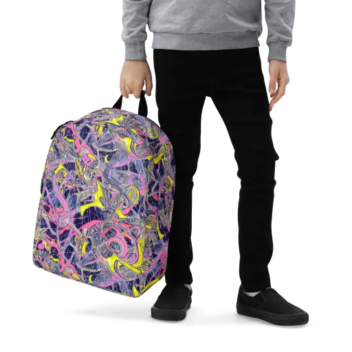 Synthetic Garden on a Minimalist Backpack