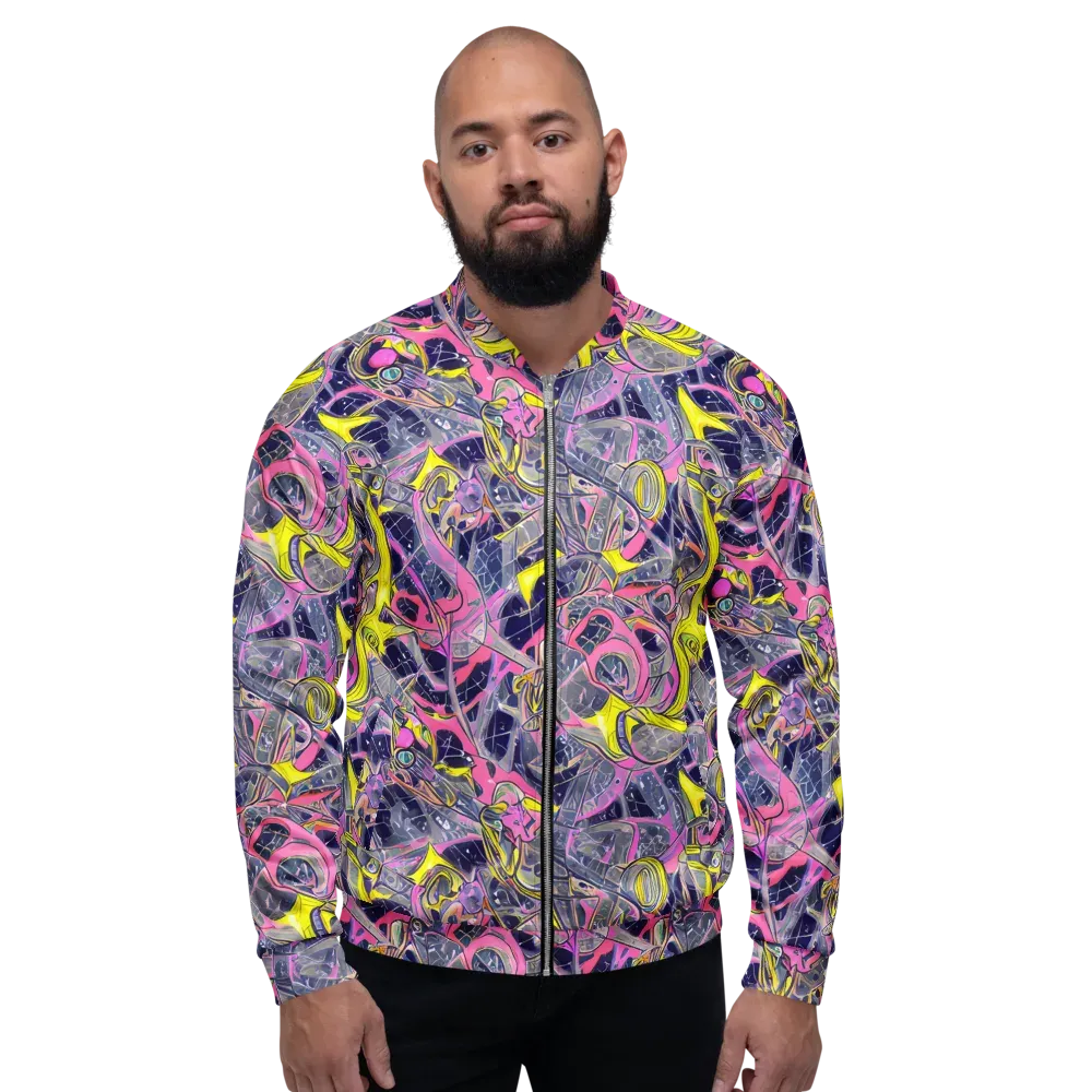 Synthetic Garden on Bomber Jacket — Front