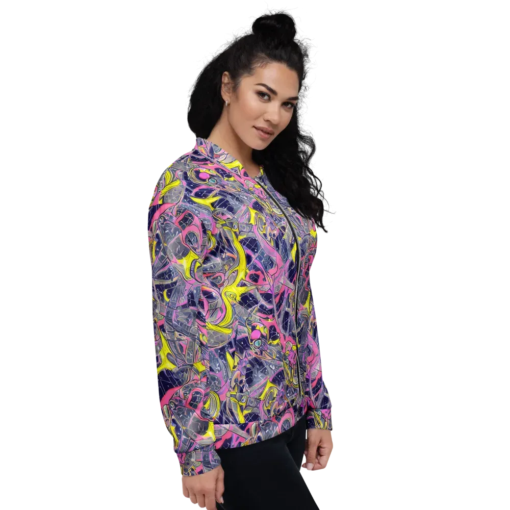Synthetic Garden on Bomber Jacket — Right