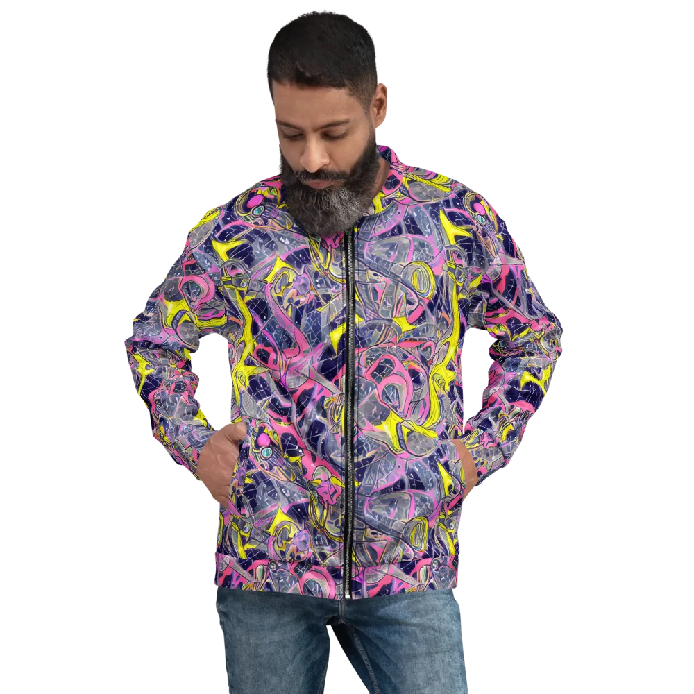 Synthetic Garden on Bomber Jacket — Front