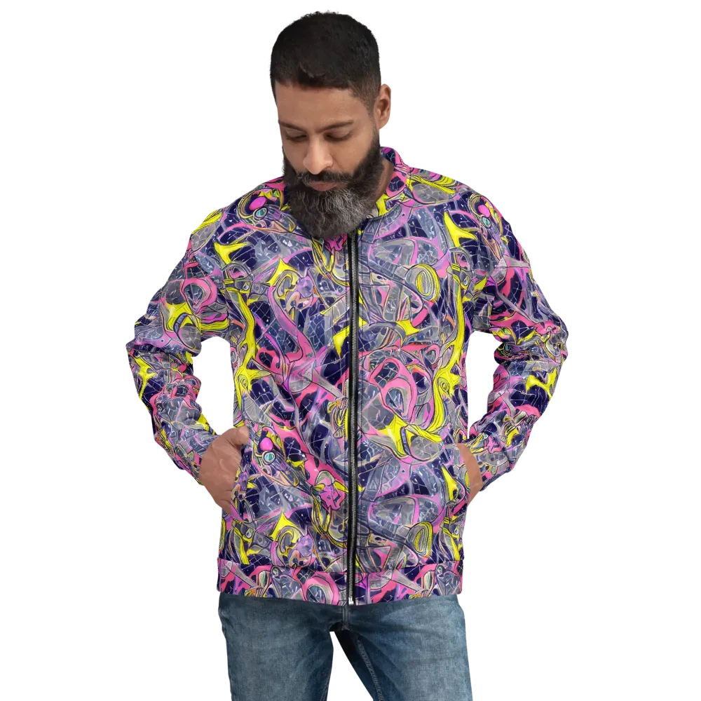 Synthetic Garden on Bomber Jacket — Front