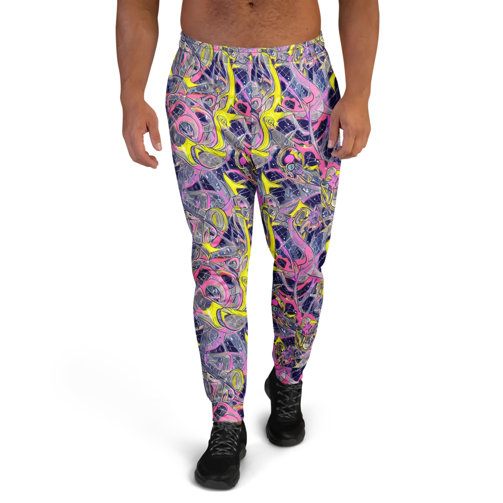 Synthetic Garden on Men's Joggers — Front