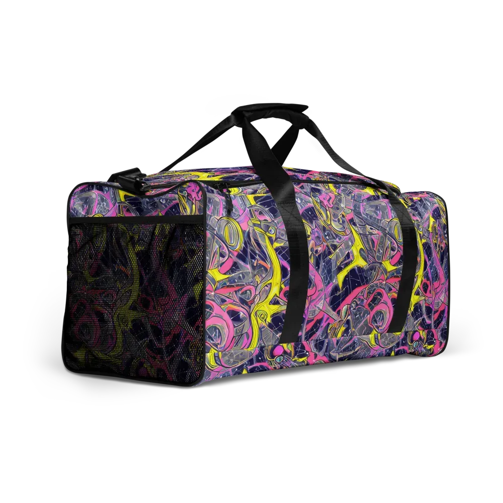 Synthetic Garden on Duffle Bag — Right Front