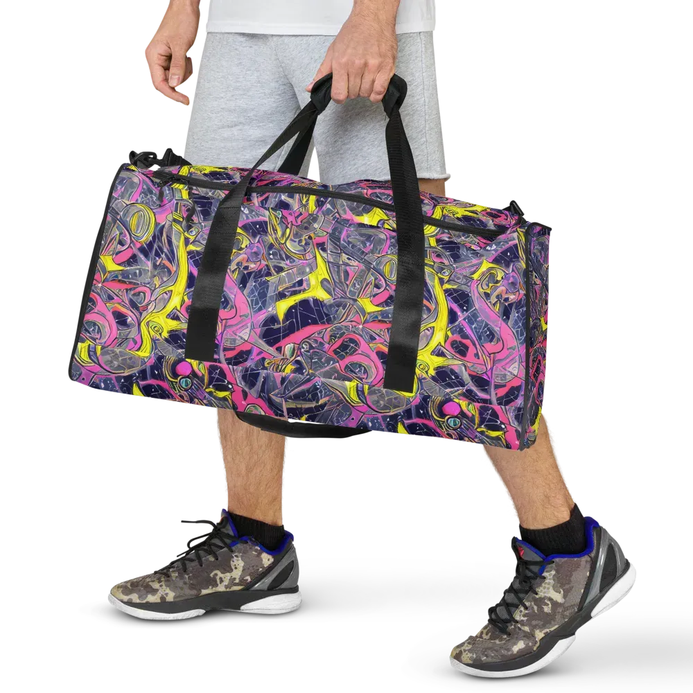 Synthetic Garden on Duffle Bag — Front