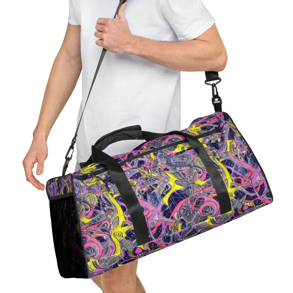 Synthetic Garden on Duffle Bag — Right Front