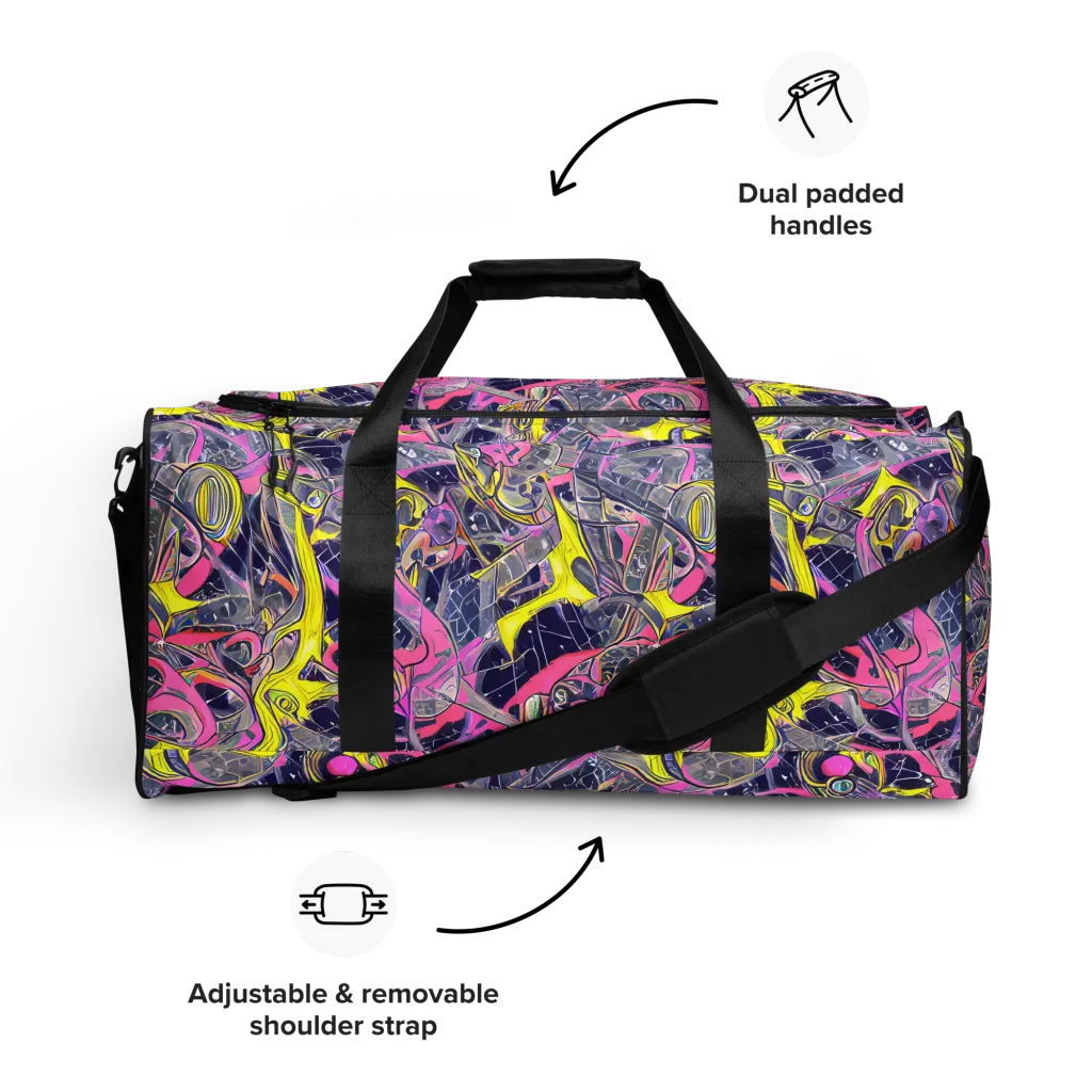 Synthetic Garden on Duffle Bag — Front