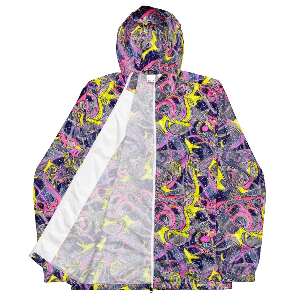Synthetic Garden on Men's Windbreaker — Front