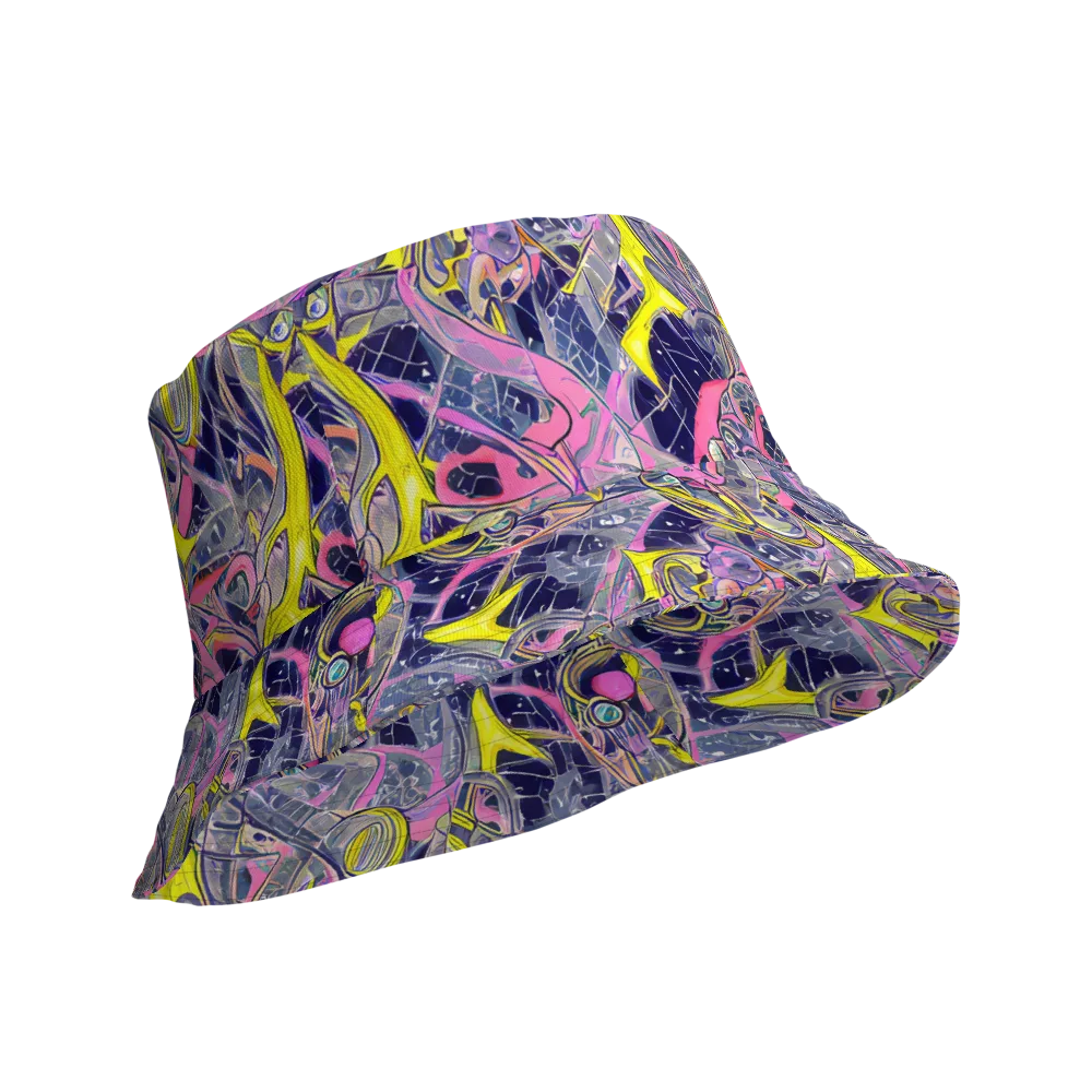 Synthetic Garden on Reversible Bucket Hat — Product details Outside