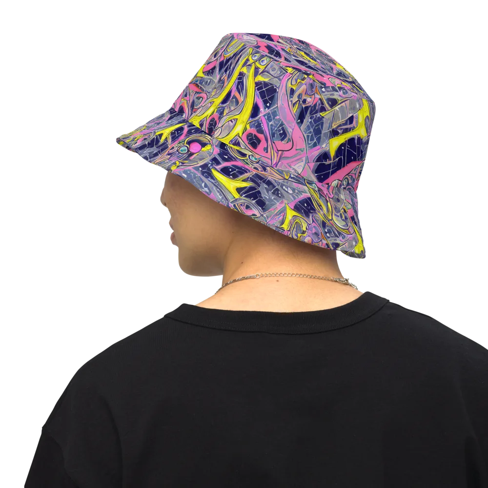 Synthetic Garden on Reversible Bucket Hat — Back Inside