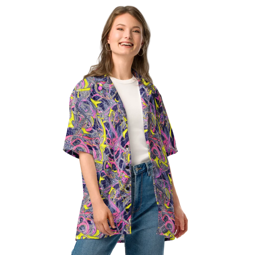 Synthetic Garden on Button Shirt — Front