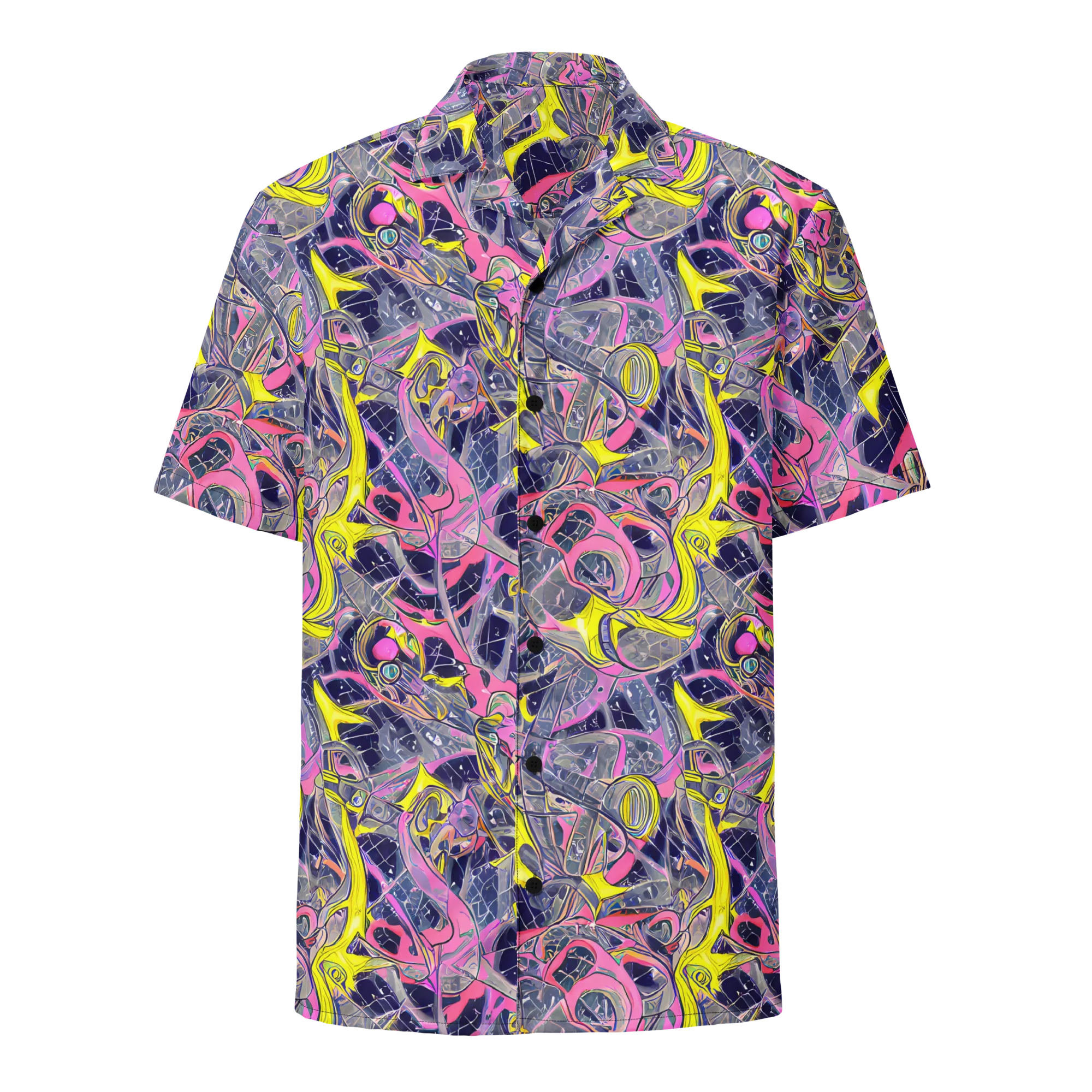 Synthetic Garden on Button Shirt — Front