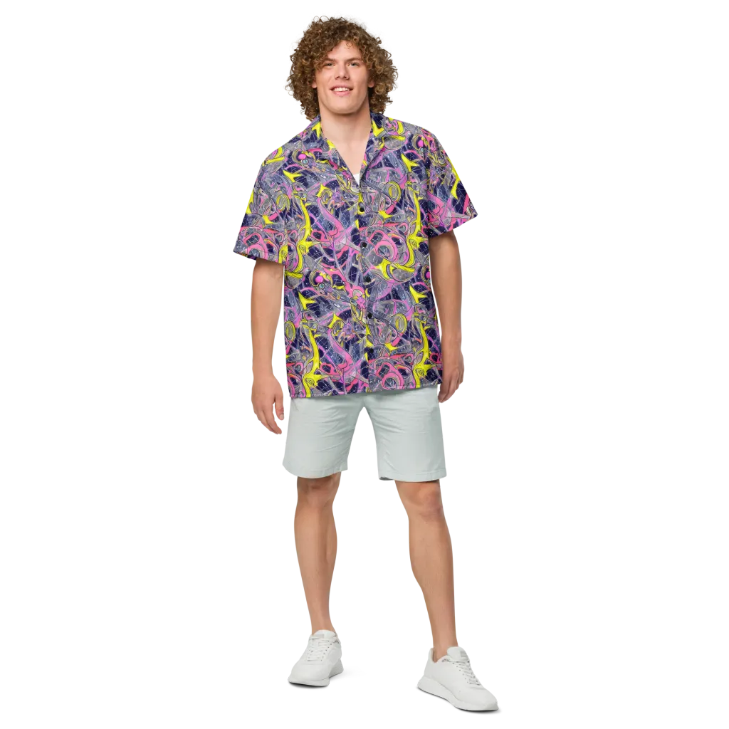 Synthetic Garden on Button Shirt — Front