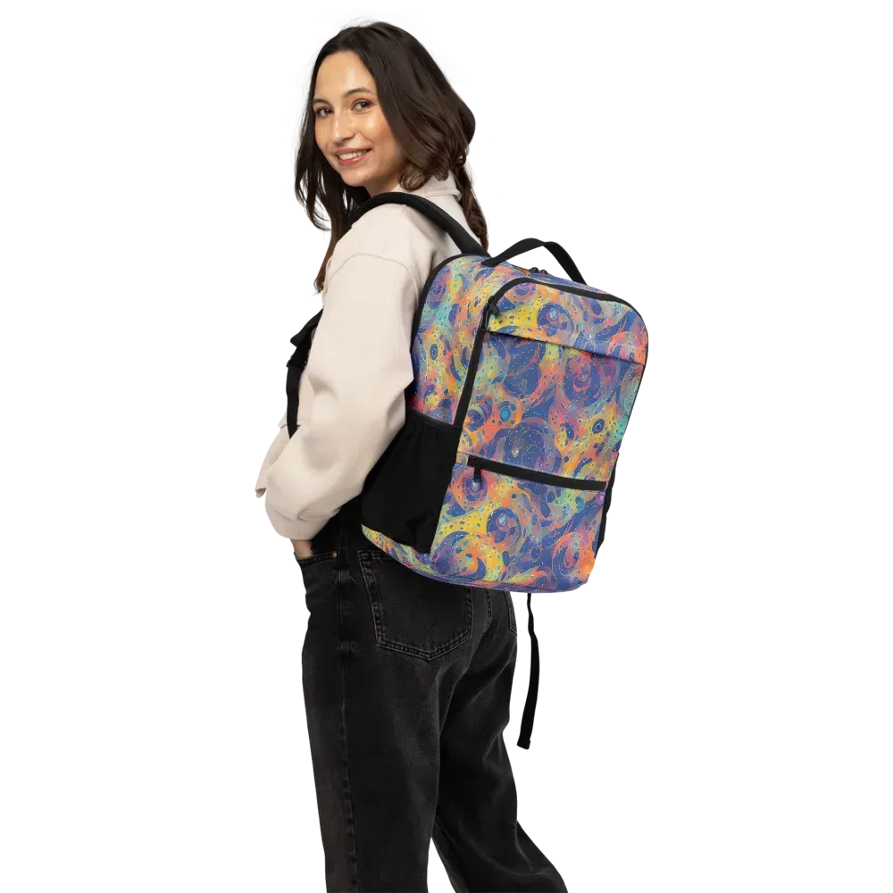 Amoeba Aurora on Utility Backpack — Back