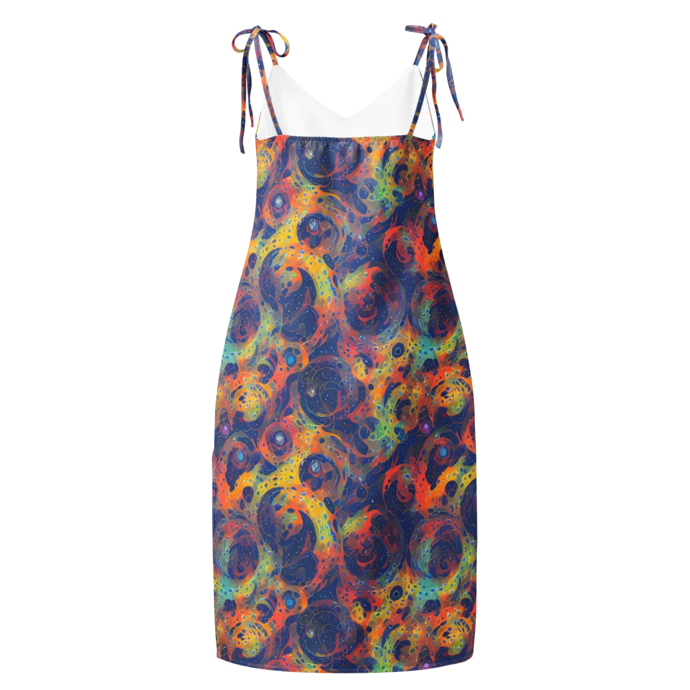 Amoeba Aurora on Slip Dress — Back