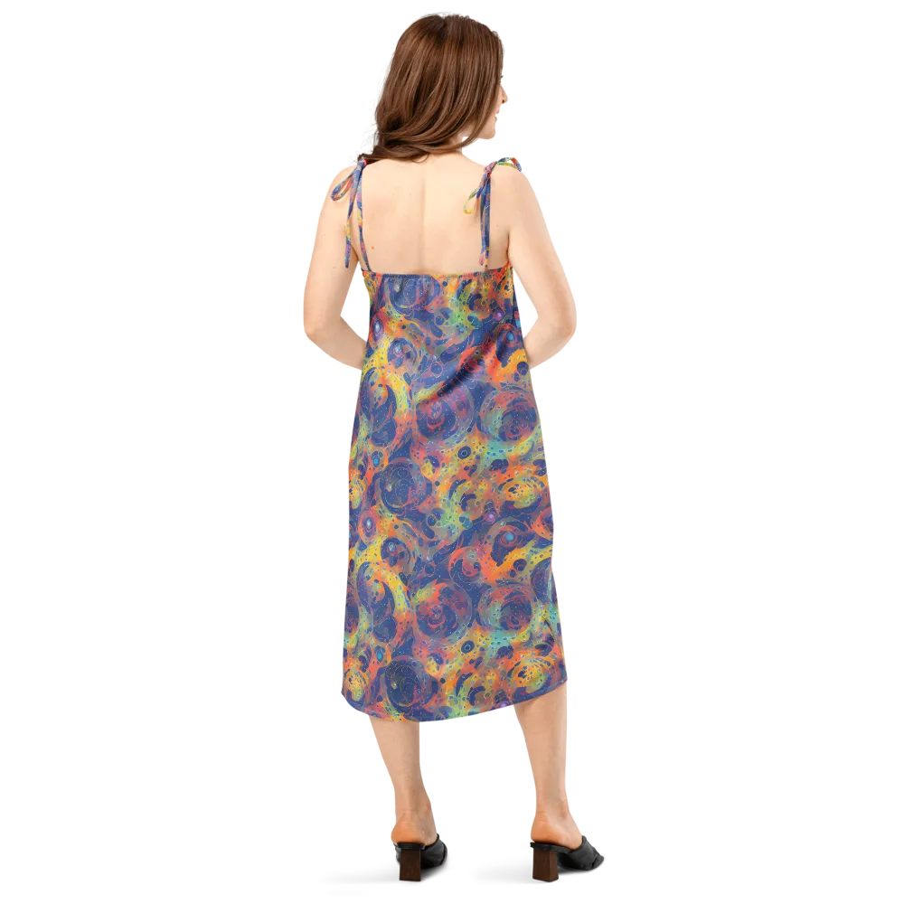 Amoeba Aurora on Slip Dress — Back