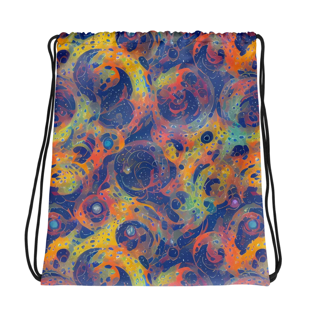 Amoeba Aurora on Drawstring Bag — Photo