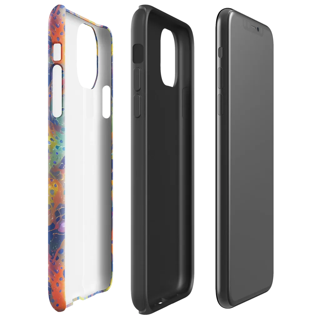 Amoeba Aurora on Tough Case for iPhone® — Right