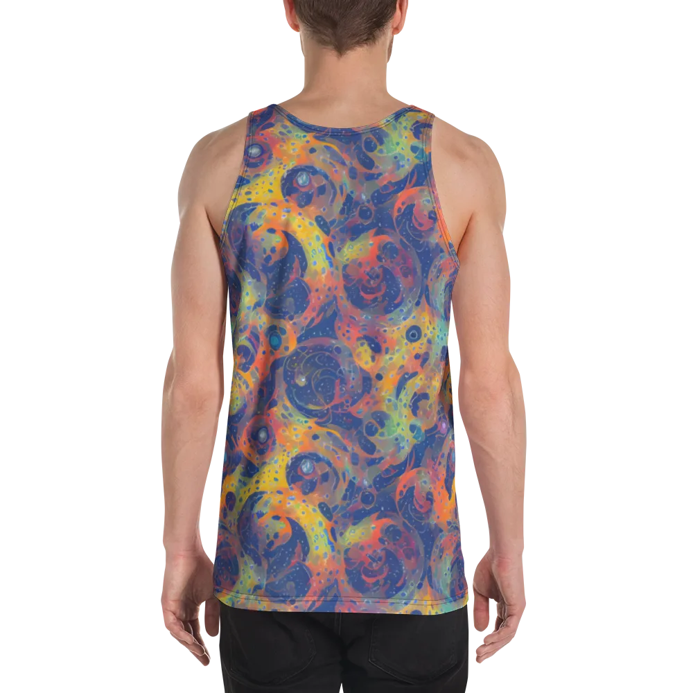 Amoeba Aurora on Men's Tank Top — Back