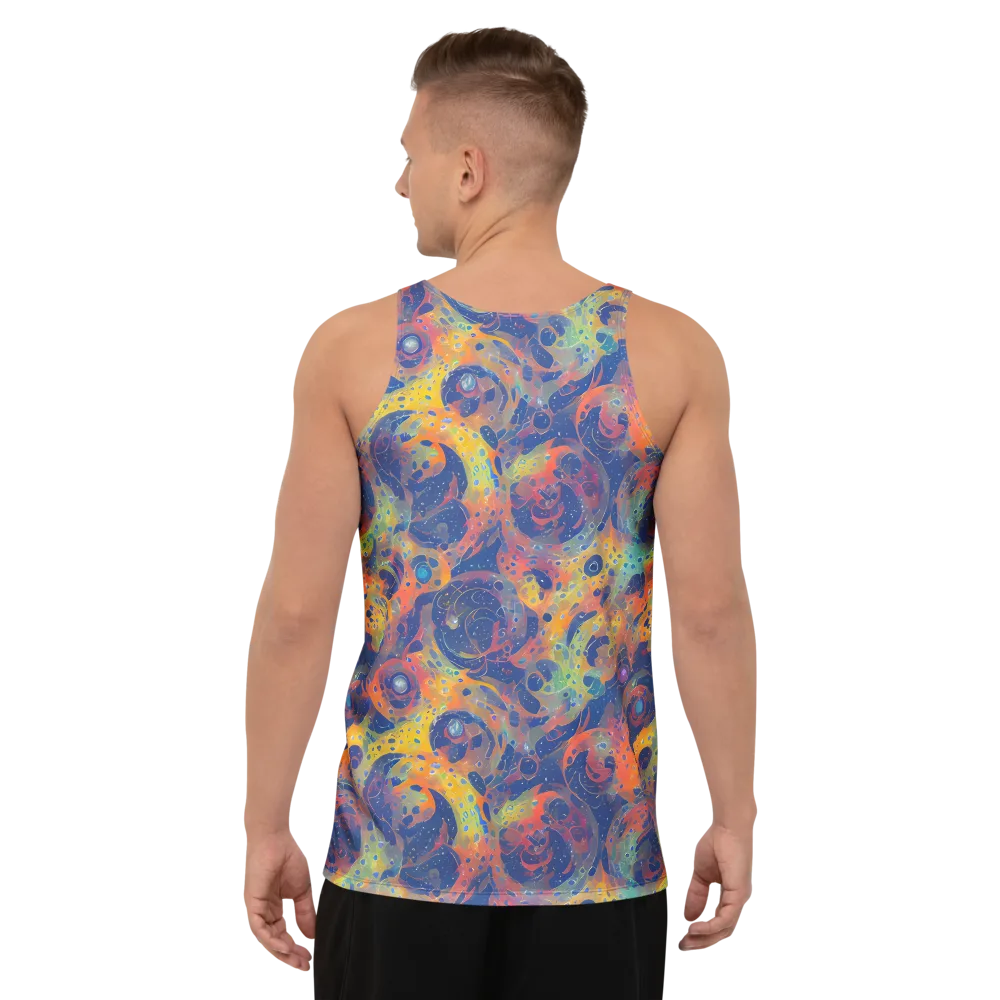 Amoeba Aurora on Men's Tank Top — Back