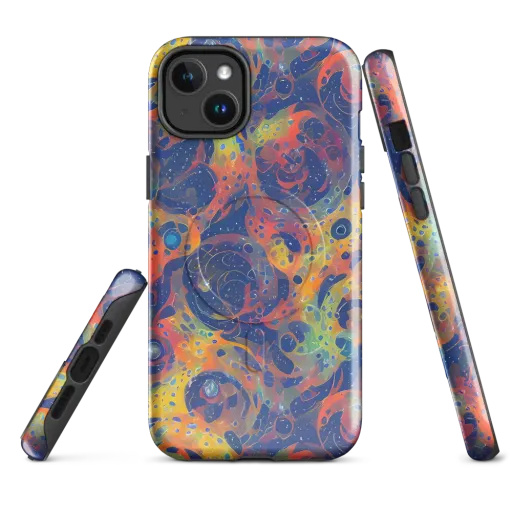 Amoeba Aurora on a MagSafe Tough Case for iPhone®