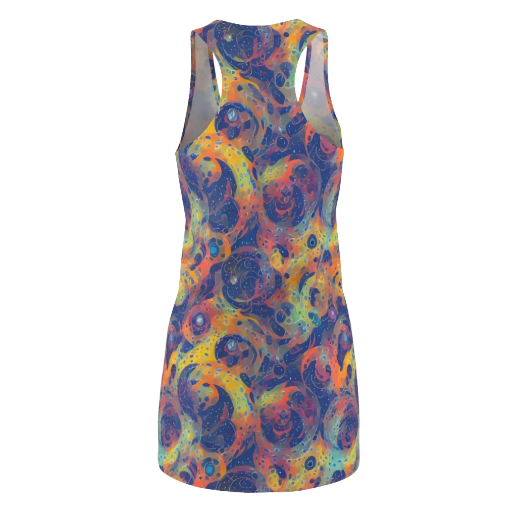 Amoeba Aurora on Racerback Dress — Back