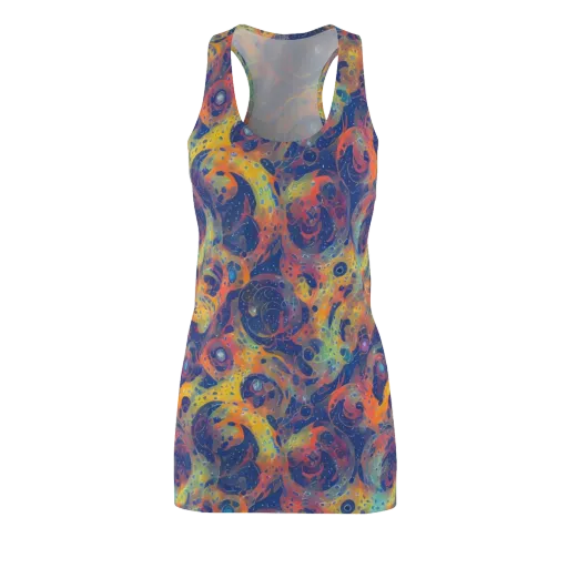 Amoeba Aurora on a Racerback Dress