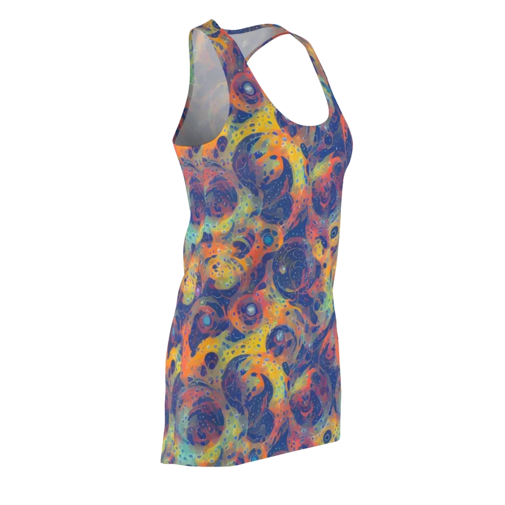 Amoeba Aurora on Racerback Dress — Front Side