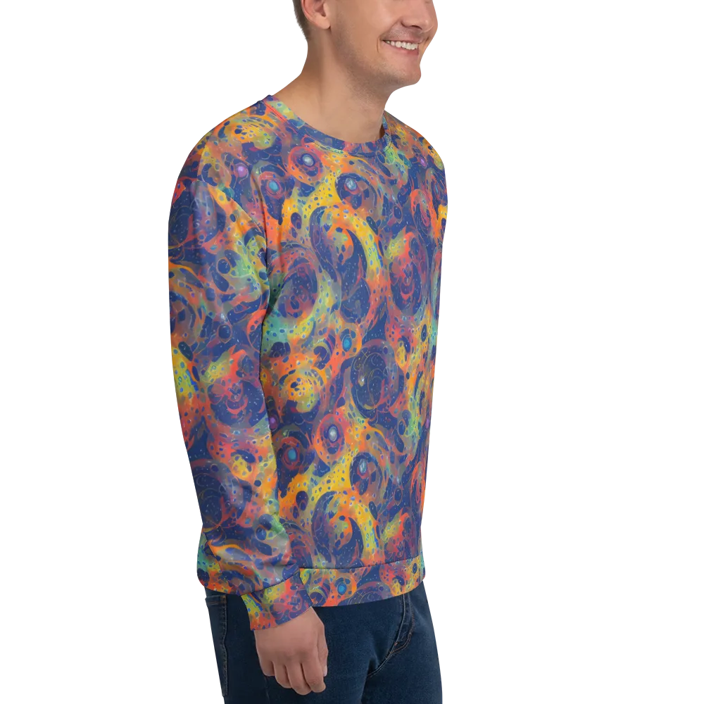 Amoeba Aurora on Sweatshirt — Right Front