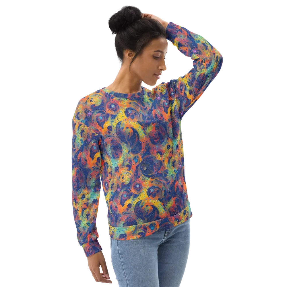 Amoeba Aurora on Sweatshirt — Right Front
