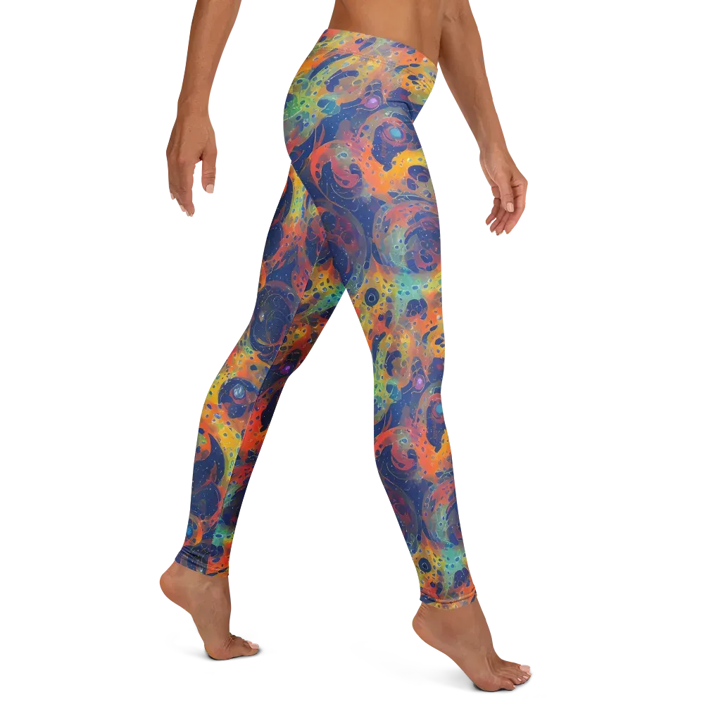 Amoeba Aurora on Leggings — Right