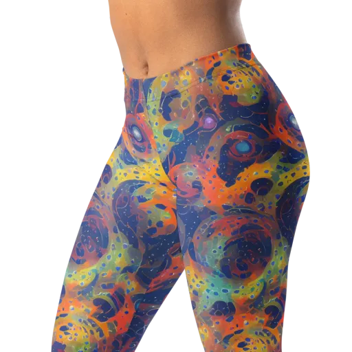 Amoeba Aurora on a Leggings