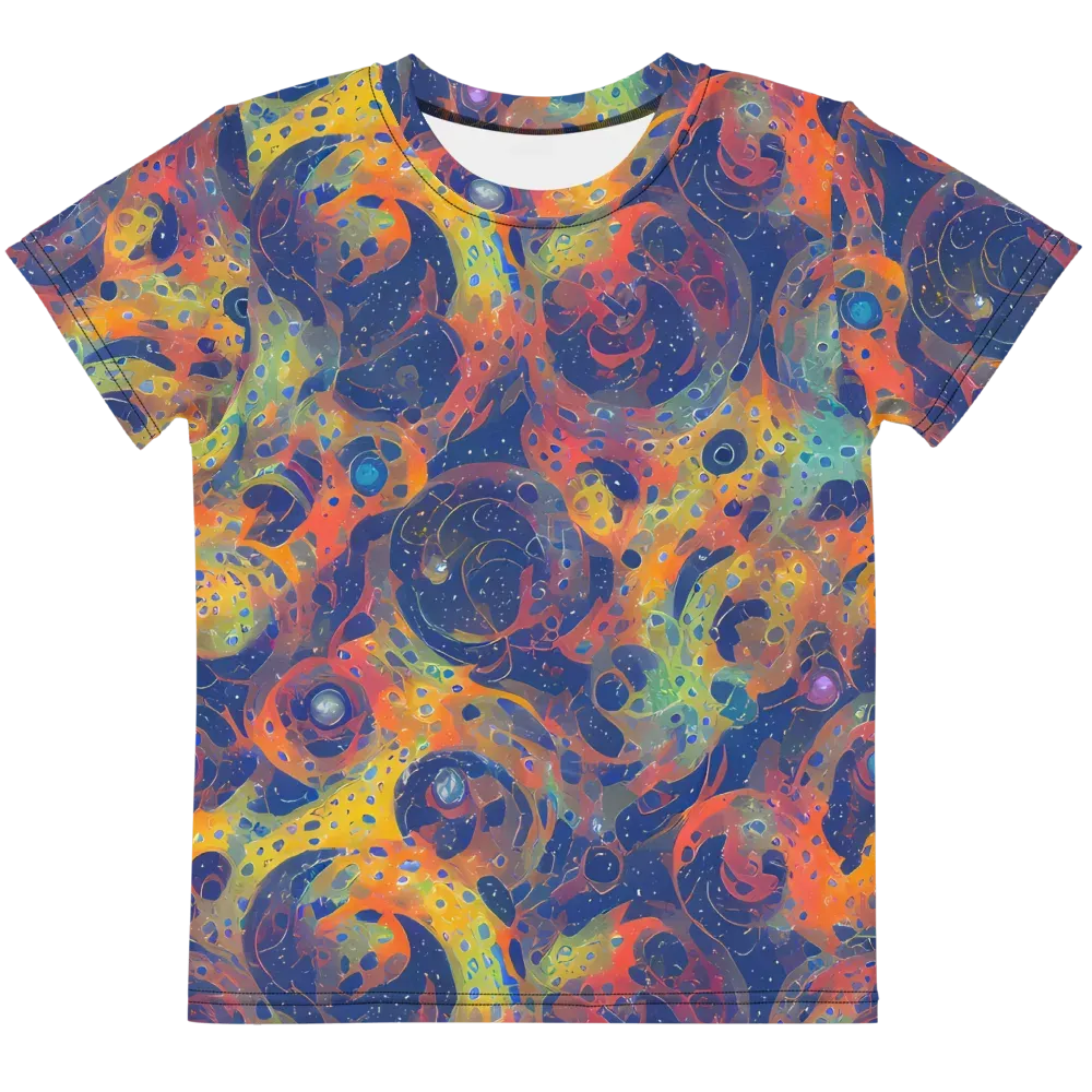 Amoeba Aurora on Kids Crew Neck T-Shirt — Front