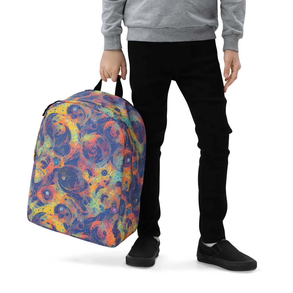Amoeba Aurora on Minimalist Backpack — Zoomed-in